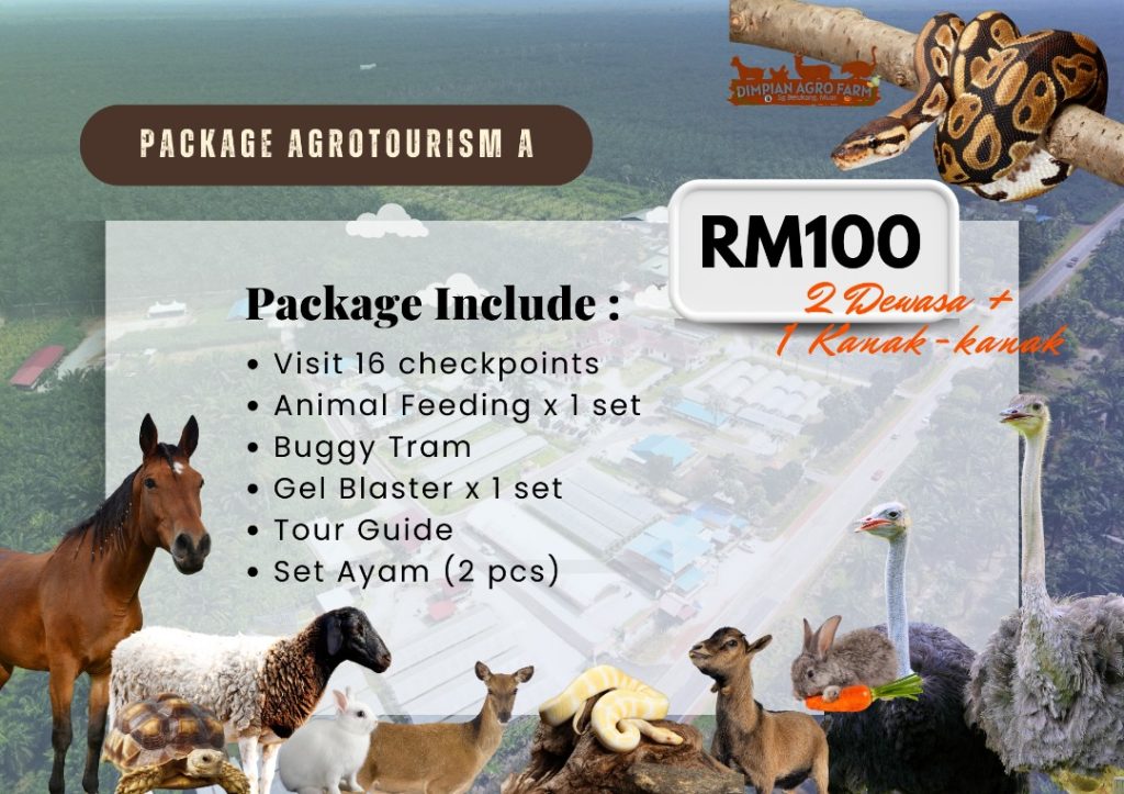 D'IMPIAN AGRO FARM MUAR JOHOR - TEMPAT MENARIK DI JOHOR MUAR TOURISM AGRO TOURISM ZOO DI JOHOR COACH BAHAR - HARGA TIKET